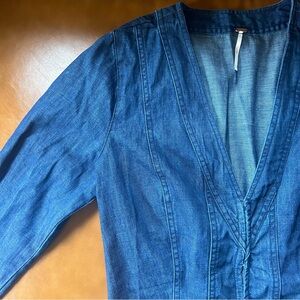 Free people denim shirt